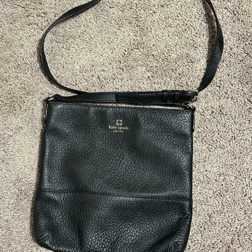 Kate Spade Black Pebbled Leather Bag